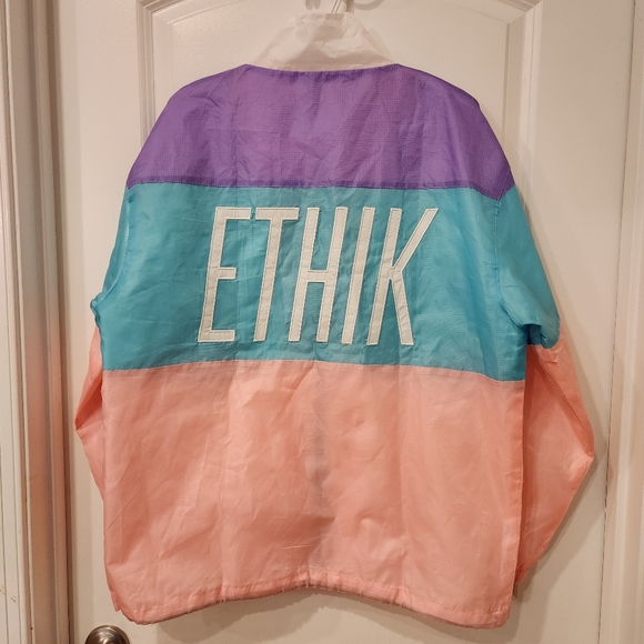 Ethik Retro Colorblock Windbreaker Jacket Pastel - Picture 2 of 8